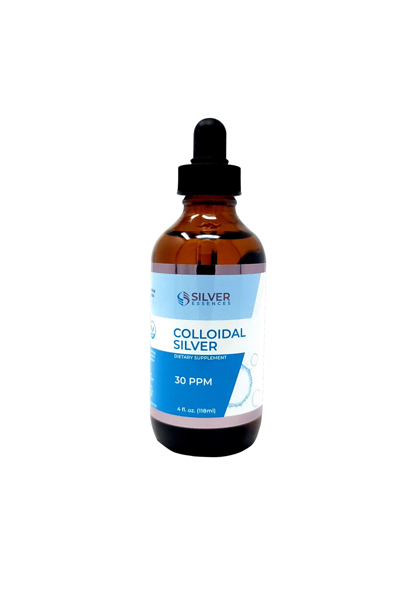 Colloidal Silver in Amber Glass Bottle - 4oz